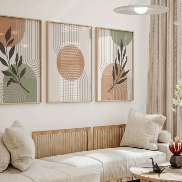 Modern Minimalist Wall Art Set Canvas Poster Wall Art Unframed 15. 7x19. 6in ✨✨💕 - Picture 1 of 5